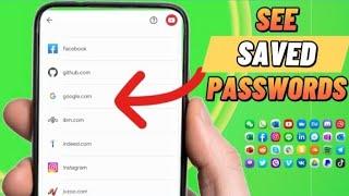 How To See Your Saved Passwords On Android Phone