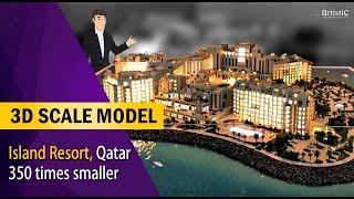 Arabian Island Resort Model | Scale Model Makers in GCC