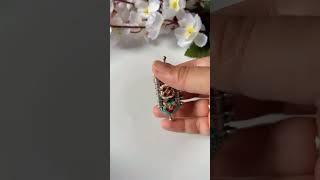 pachi kundan fusion sla double finger rings 