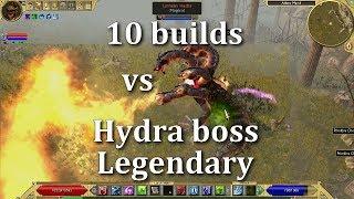 Titan Quest Ragnarok 10 builds VS Lernean Hydra Legendary