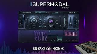 Supermodal Filter on Bass Synth - Preset Demo (No Talking)
