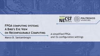 A simplified FPGA and its configuration settings (Marco D. Santambrogio)