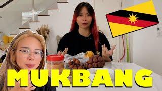 VLOG 6: KAK SHAA MUKBANG MAKANAN SARAWAK