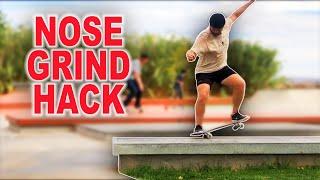 LEARNING HOW TO FRONTSIDE NOSEGRIND FAST! (Dan Corrigan's tip)