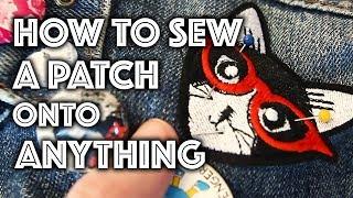How to Sew a Patch Onto Anything | Sew Anastasia