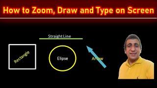 How to use ZoomIt Software || How to Zoom, Draw and Type on the Computer Screen