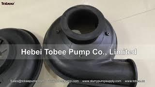 Tobee® Rubber Slurry Pump Spares of 6/4D-SC slurry pump