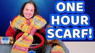 Easy DIY Scarf Tutorial: Addi/Sentro Knitting Machine for Beginners