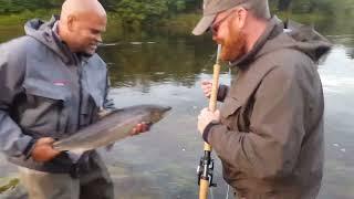 First Salmon on the LTS Actoss, guided by Trond Syrstad!