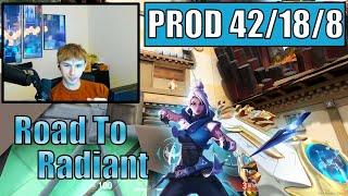 PROD Shows How To Reach Radiant With 42 Crazy Kills | In Heaven | On Jett | VALORANT