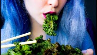 ASMR: SUPER Crunchy Kale Chips ~ Relaxing Eating Sounds [No Talking | Vegan] 