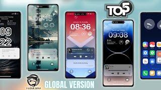 Top 5 Beautiful Themes For Xiaomi Global | I Love Miui