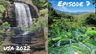 Roaring fork trail, Sliding rock en waterfalls!! USA 2022 episode 7!