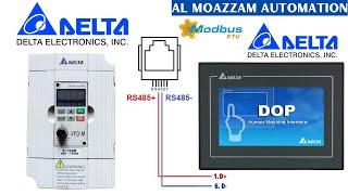 Delta HMI to VFD - M Modbus Communication