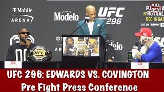 Full UFC 296 Pre Fight Press Conference Edwards vs. Covington