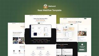 Mailxend   SaaS Website Template #software #marketing