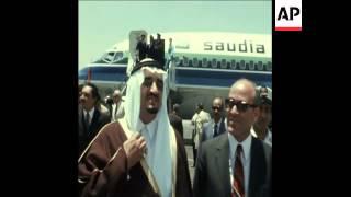 SYND 29-5-74 PRINCE AZIZ OF SAUDI ARABIA ARRIVES TO CAIRO ON OFFICIAL VISIT