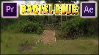 Radial Blur Motion Blur Tutorial in Adobe Premiere Pro with After Effects #RadialBlurTutorial