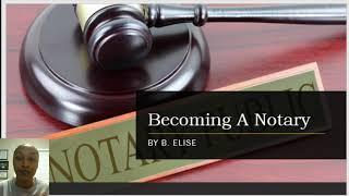 Becoming A Notary