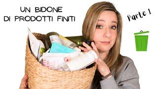 UN BIDONE DI PRODOTTI FINITIHaircare, Skincare e Bodycare e Profumi