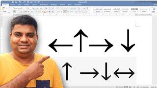 How To Insert Arrow In Ms Word