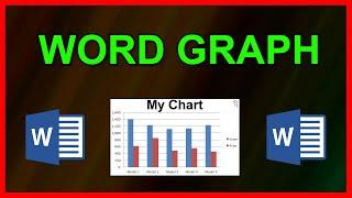 How to create a Graph in Microsoft Word 2019 (2020 Tutorial)