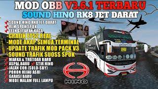 UPDATE OBB V3.6.1 SOUND HINO RK8 JET DARAT - MODE AKAP SEMUA TERMINAL & TRAFIK PACK V3 | OBB V3.6.1