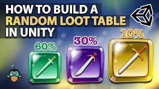 How to Create a RANDOM LOOT TABLE in Unity C#