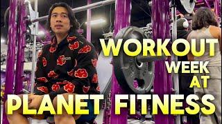 Full Week workout plan at Planet Fitness! Shoulder press, Smith machine, Romanian Deadlifts, biceps