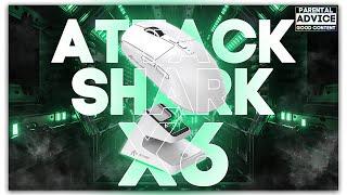 ЛУЧШАЯ БЮДЖЕТНАЯ МЫШЬ 2024 ГОДА С ДОК СТАНЦИЕЙ ! ATTACK SHARK X6 !