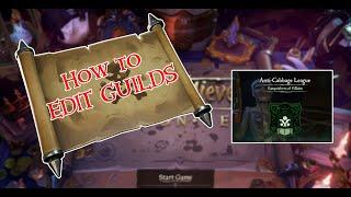 HOW to EDIT, make, and set sail as a GUILD