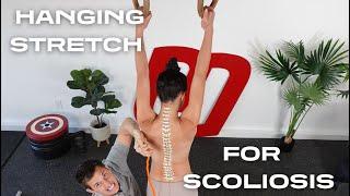 𝗦𝗰𝗼𝗹𝗶𝗼𝘀𝗶𝘀? Or general 𝗯𝗮𝗰𝗸 𝗽𝗮𝗶𝗻? ⁠⁠TRY THIS HANGING STRETCH