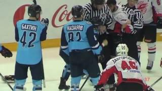 Fight Lapin Daniil vs Manukyan Artem MHL Драка Лапин Даниил - Манукян Артем МХЛ