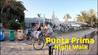 Punta Prima, Orihuela Costa, near Torrevieja, Spain. Night Walking Tour featuring Playa Punta Prima.