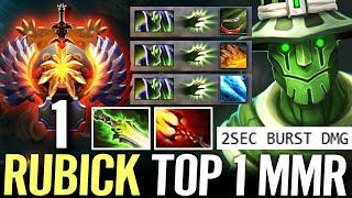  How Top 1 MMR plays Rubick? — Insane 2sec Burst DMG WTF Fastest Hand Dota 2 Pro