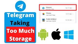 How to Clear Storage from Telegram App on Android, iPhone or Windows PC | Clear Cache on Telegram