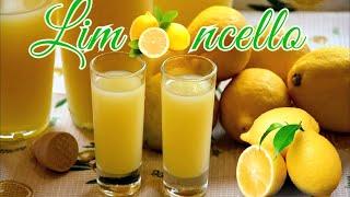 Homemade Limoncello (Italian lemon liqueur) recipe  Maryana Recipe (+Eng. Sub.)