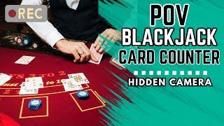 POV Blackjack Card Counter -  Casino vs Advantage Player. Hidden Camera $100,000 bankroll challenge.