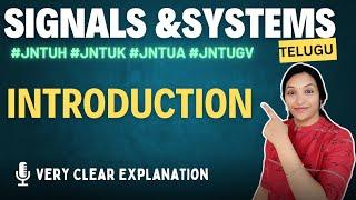 Signals and Systems in Telugu | Signals&Systems Introd | #JNTUH_SS #JNTUK_SS #JNTUGV_SS |SSinTelugu