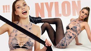 Long Legs in Nylon | Stockings Try-on Haul