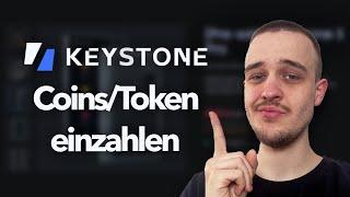 Keystone 3 (Pro) - Coins/Token einzahlen auf dein Wallet! | Schritt für Schritt Tutorial