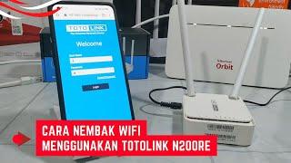 Cara Nembak Wifi Pakai Totolink N200RE Langsung Terhubung Dengan Baik Sinyal Kuat