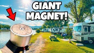 Unbelievable Jackpot Found Magnet Fishing RV Park - You Won’t Believe What I Pulled Up!