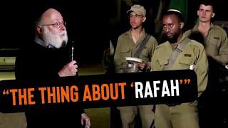 WATCH: Addressing IDF soldiers about to enter Gaza