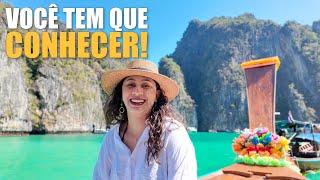 O QUE FAZER em PHI PHI na TAILÂNDIA - PASSEIO DE LONG TAIL