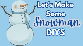 Easy And Adorable Snowman Crafts To Make At Home!