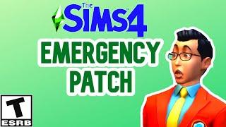 EMERGENCY PATCH- THE SIMS 4