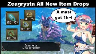 Summer 2024 Zeagrysta All New Items! OP 1h & Best Armor App!? | Toram Online