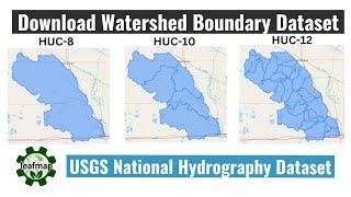 Download Watershed Boundary Dataset from the USGS National Hydrography Dataset