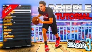 NBA 2K23 SEASON 3 DRIBBLE TUTORIAL NBA 2K23 w/ HANDCAM! *NEW* BEST DRIBBLE MOVES & FASTEST COMBOS!